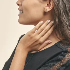 Histoire d'Or Boucles D'oreilles Puces Vrille Ovale Or Jaune Topaze* Boucles D'Oreilles|Clous D'Oreilles