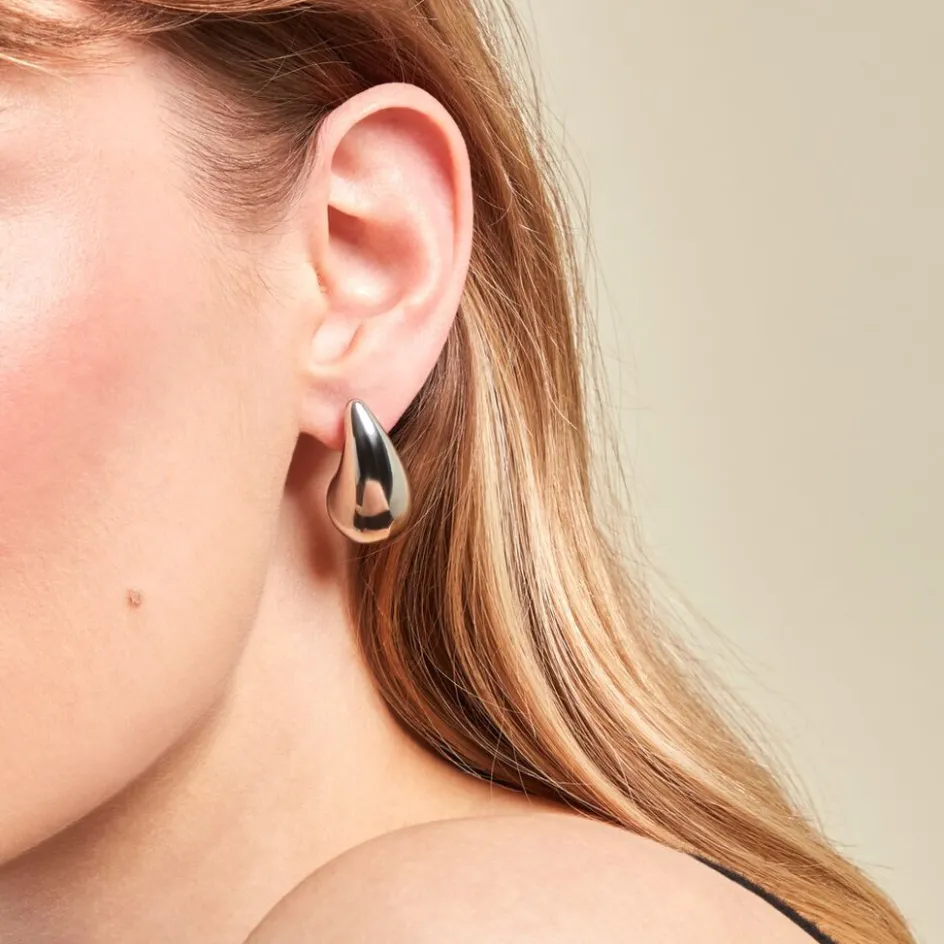 Best Histoire d'Or Boucles D'oreilles Puces Xenia acier blanc