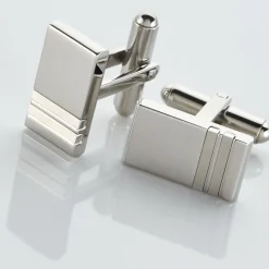 Clearance Histoire d'Or Boutons De Manchette Acier Blanc Moritz