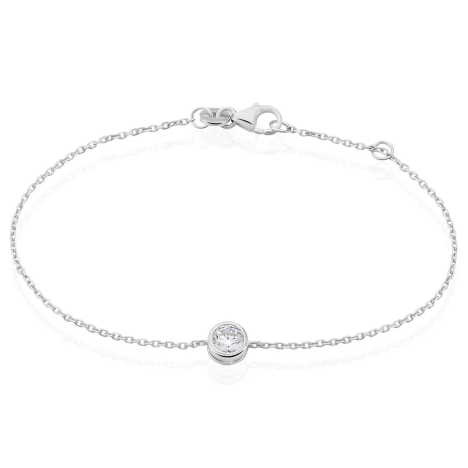 Histoire d'Or Bracelet Abha Argent Blanc Oxyde De Zirconium* Bracelets|Bracelets Fantaisie