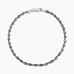 Histoire d'Or Bracelet Abie Torsade argent bicolore