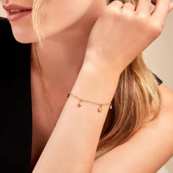 Histoire d'Or Bracelet Acier Doré Cristal* Bracelets|Bracelets Fantaisie