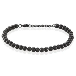 Histoire d'Or Bracelet Acier Noir Daryll* Bracelets|Bracelets Fantaisie