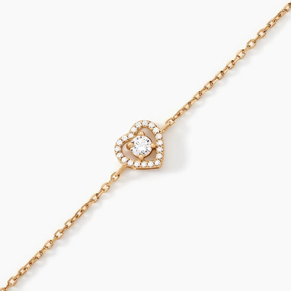 Clearance Histoire d'Or Bracelet Alais Plaqué Or Oxyde De Zirconium plaqué or jaune oxyde