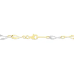 Clearance Histoire d'Or Bracelet Alejo Maille Fantaisie Or Bicolore