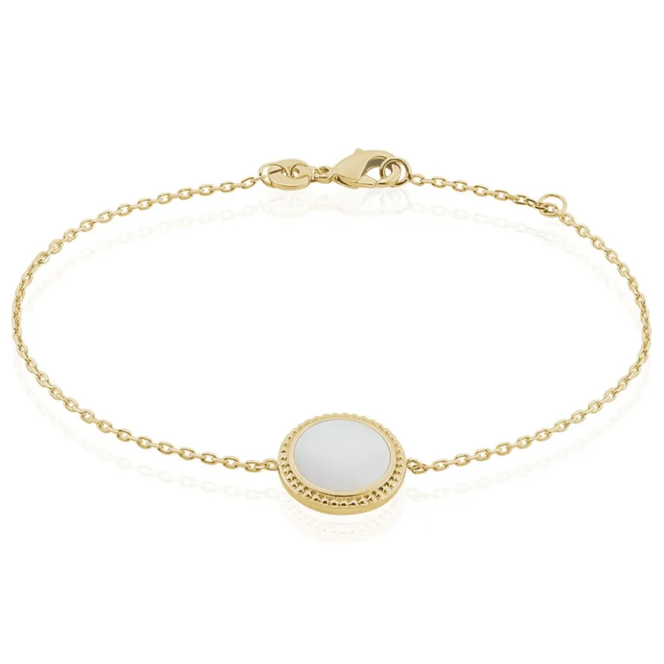 Best Histoire d'Or Bracelet Alyhana Plaqué Or Jaune Nacre