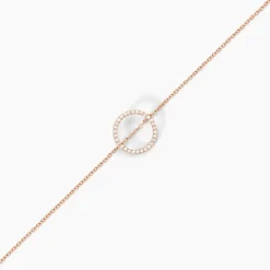 Clearance Histoire d'Or Bracelet Alysone Argent Rose Oxyde De Zirconium