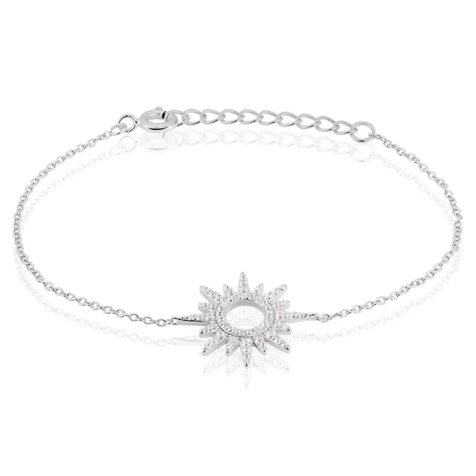 LAETIZIA Bracelet Anaiz Argent Blanc Oxyde De Zirconium* Bracelets|Bracelets Fantaisie