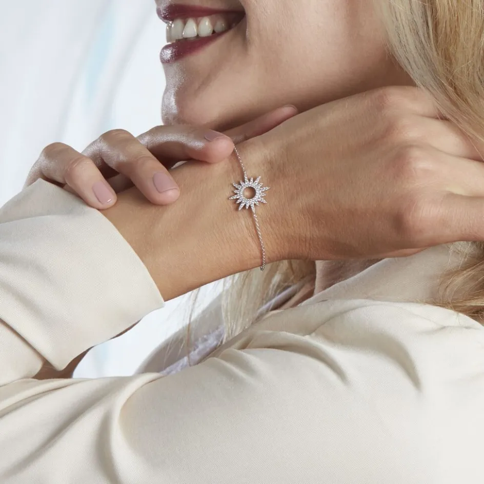 LAETIZIA Bracelet Anaiz Argent Blanc Oxyde De Zirconium* Bracelets|Bracelets Fantaisie