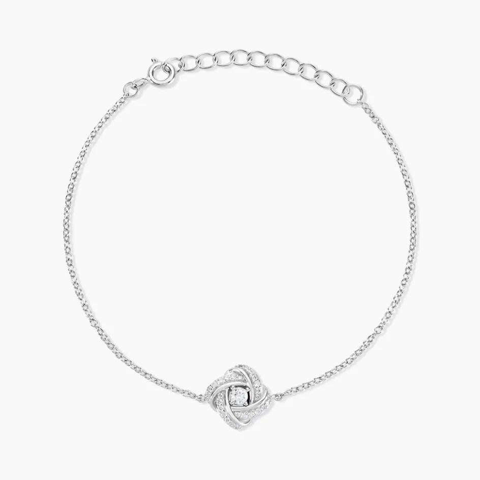 Histoire d'Or Bracelet Anasthase Argent Blanc Oxyde De Zirconium* Bracelets|Bracelets Fantaisie