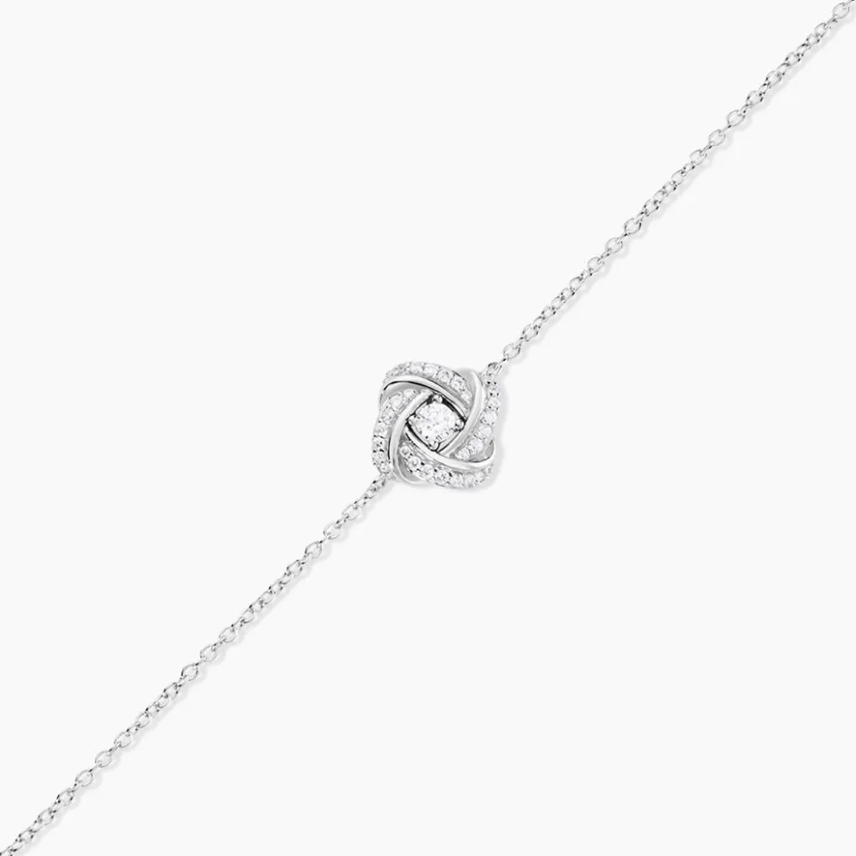 Histoire d'Or Bracelet Anasthase Argent Blanc Oxyde De Zirconium* Bracelets|Bracelets Fantaisie