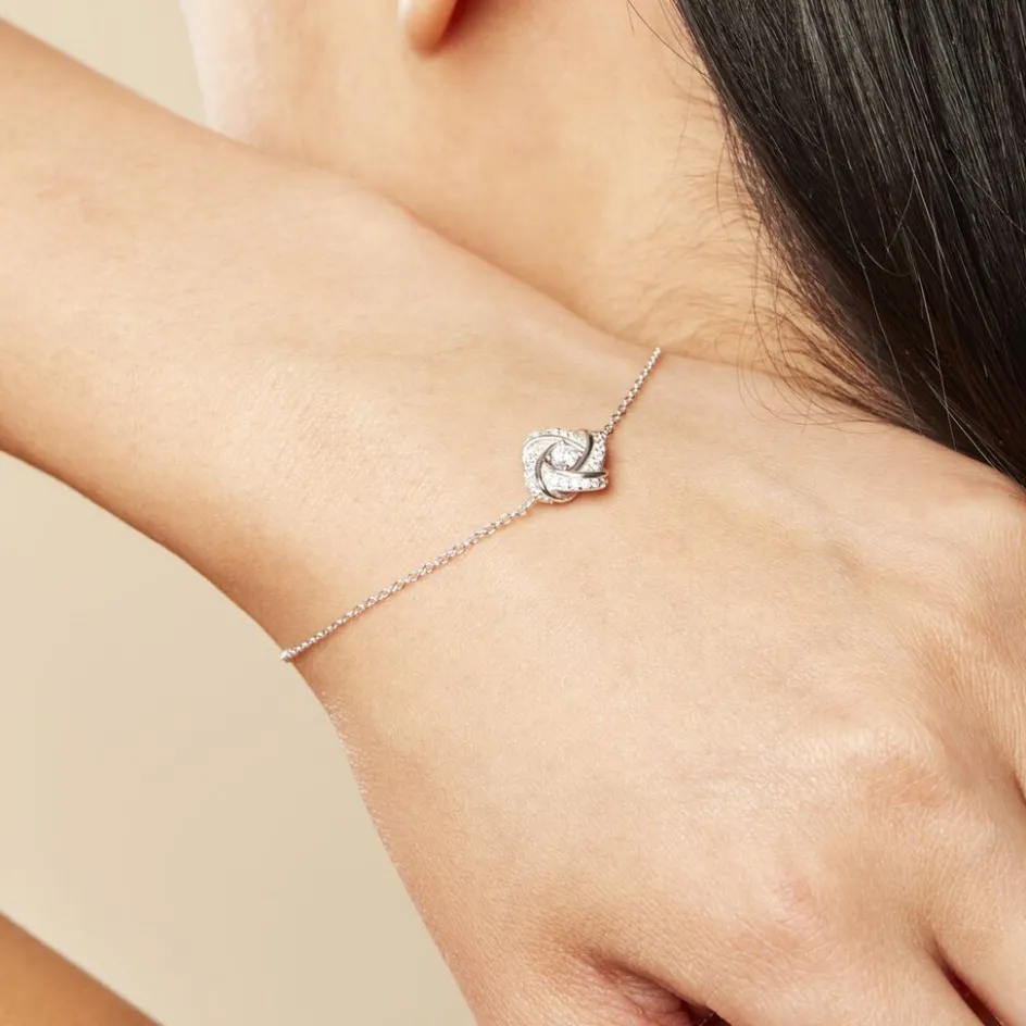 Histoire d'Or Bracelet Anasthase Argent Blanc Oxyde De Zirconium* Bracelets|Bracelets Fantaisie