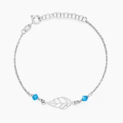 Histoire d'Or Bracelet Angelika Argent Blanc Pierre De Synthese* Bracelets|Bracelets Fantaisie