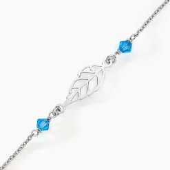 Histoire d'Or Bracelet Angelika Argent Blanc Pierre De Synthese* Bracelets|Bracelets Fantaisie