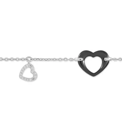 Histoire d'Or Bracelet Anissa Argent Blanc Céramique Et Oxyde De Zirconium* Bracelets|Bracelets Fantaisie