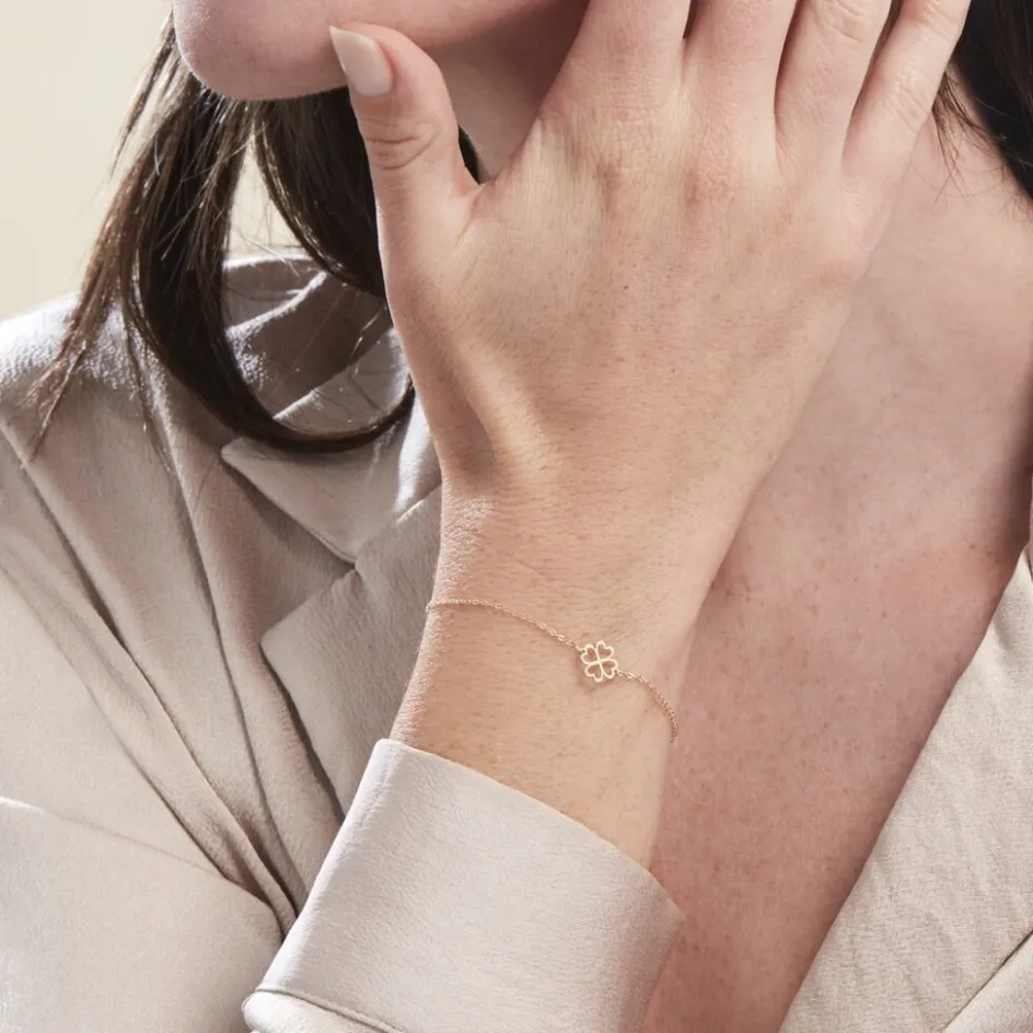 Clearance Histoire d'Or Bracelet Aquilegia Or Jaune