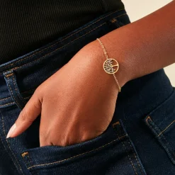 Clearance Histoire d'Or Bracelet Aragorn Or Bicolore