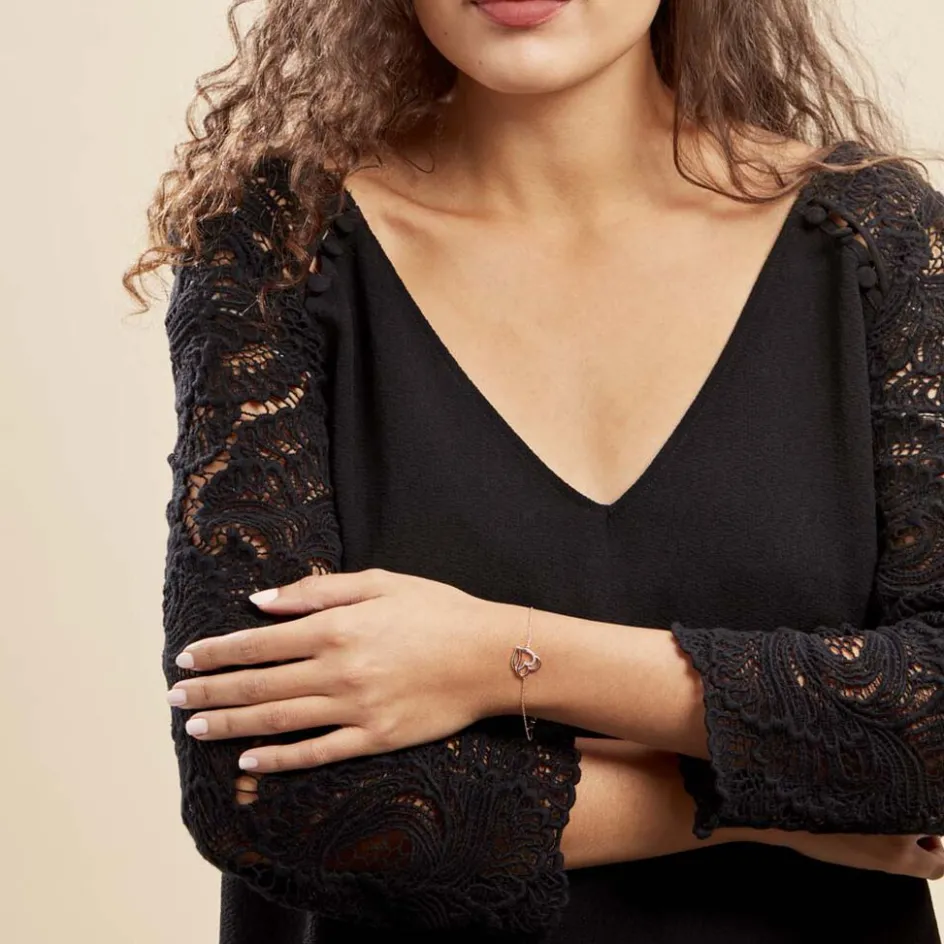 Histoire d'Or Bracelet Argent Bicolore Serapis Oxyde De Zirconium* Bracelets|Bracelets Fantaisie