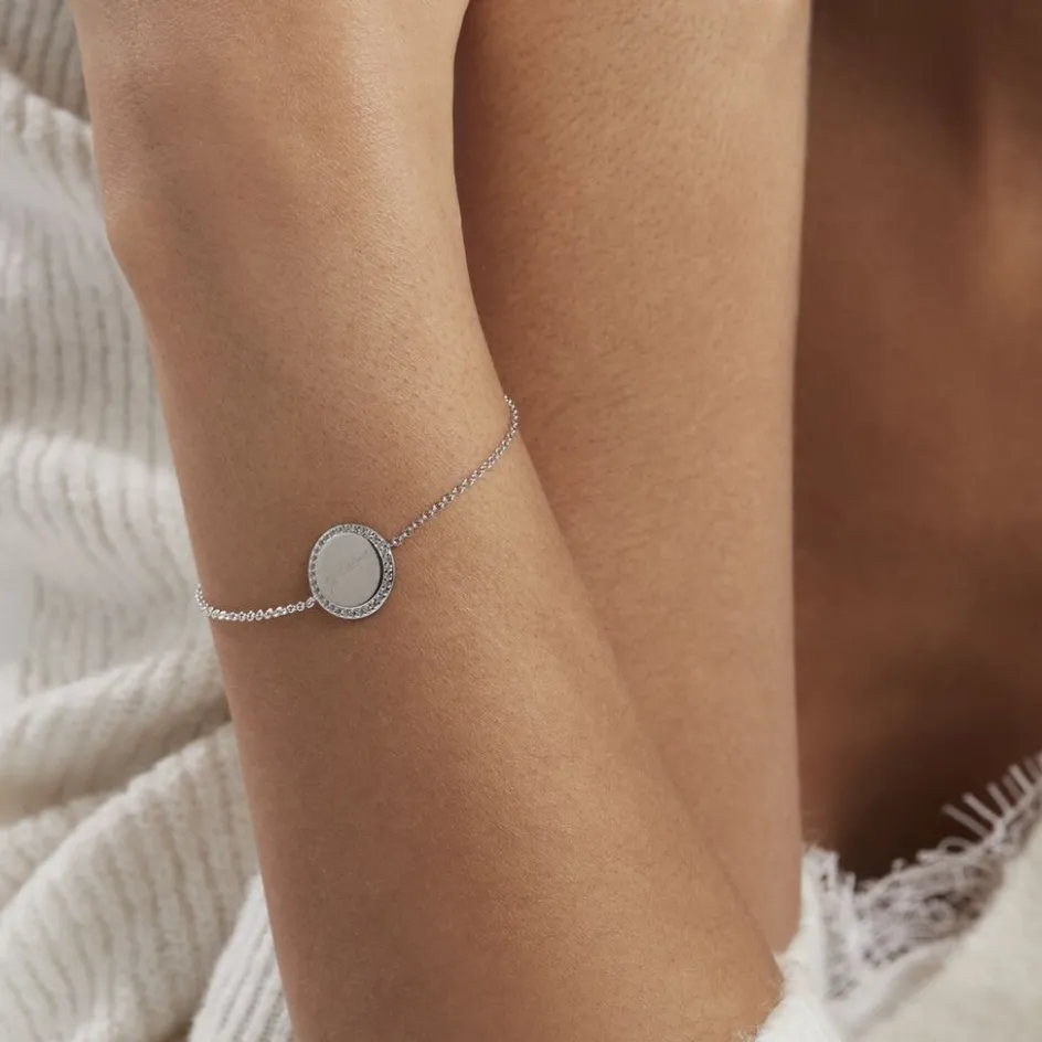 Clearance Histoire d'Or Bracelet Argent Blanc Amika Oxydes De Zirconium