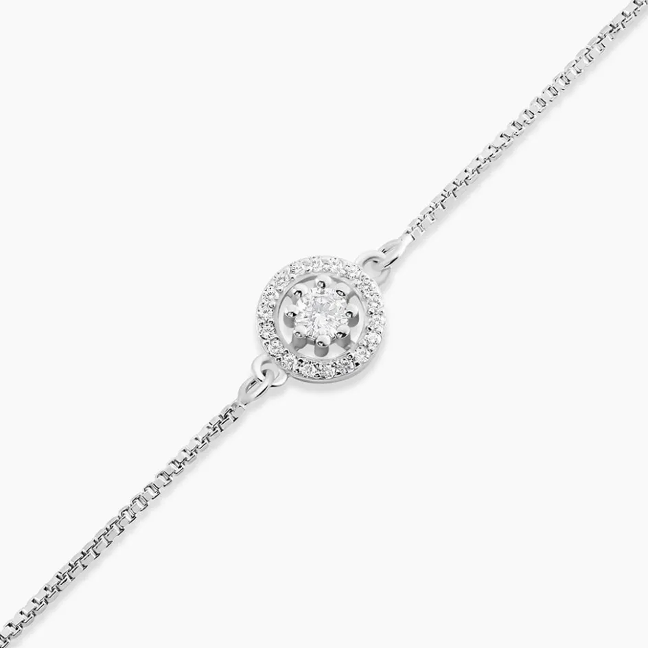Histoire d'Or Bracelet Argent Blanc Angerona Oxydes De Zirconium* Bracelets|Bracelets Fantaisie