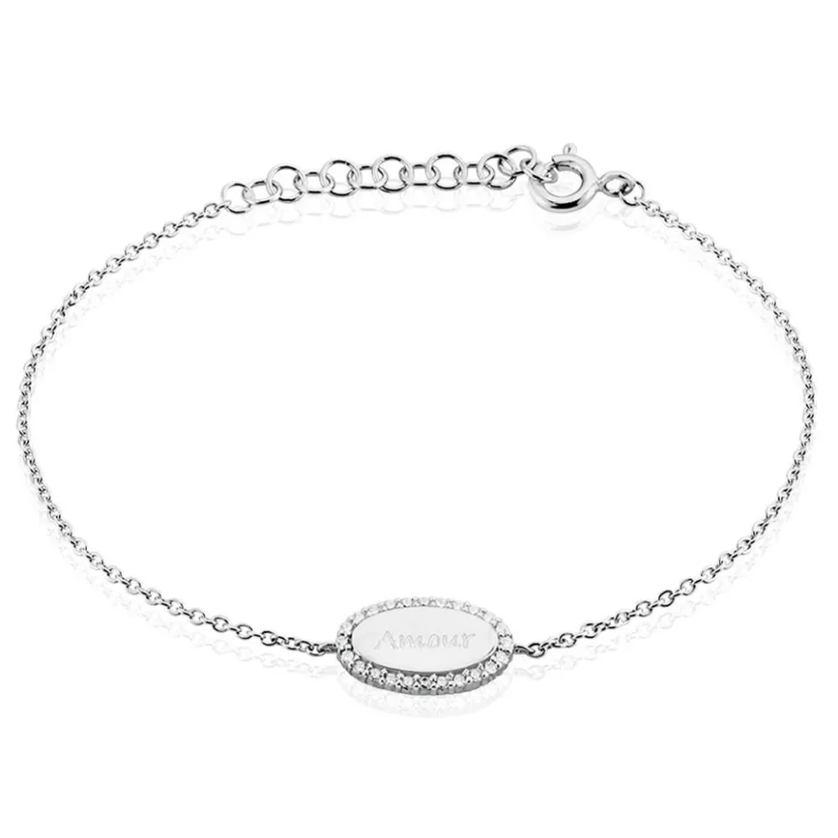 Histoire d'Or Bracelet Argent Blanc Ankur Oxydes De Zirconium* Bracelets|Bracelets Fantaisie