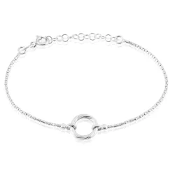 Discount Histoire d'Or Bracelet Argent Blanc Melia