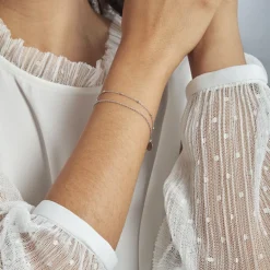 Histoire d'Or Bracelet Argent Blanc Mireio* Bracelets|Bracelets Fantaisie