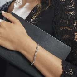 Discount Histoire d'Or Bracelet Argent Blanc Savanne