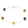 Histoire d'Or Bracelet Argent Blanc Siaae Ambres* Bracelets|Bracelets Fantaisie