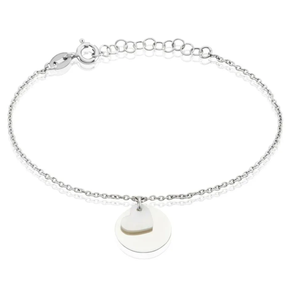 Sale Histoire d'Or Bracelet Argent Blanc Tana Nacre