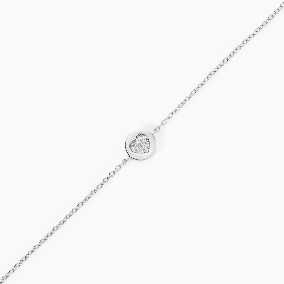 Clearance Histoire d'Or Bracelet Argent Chaker Oxydes De Zirconium