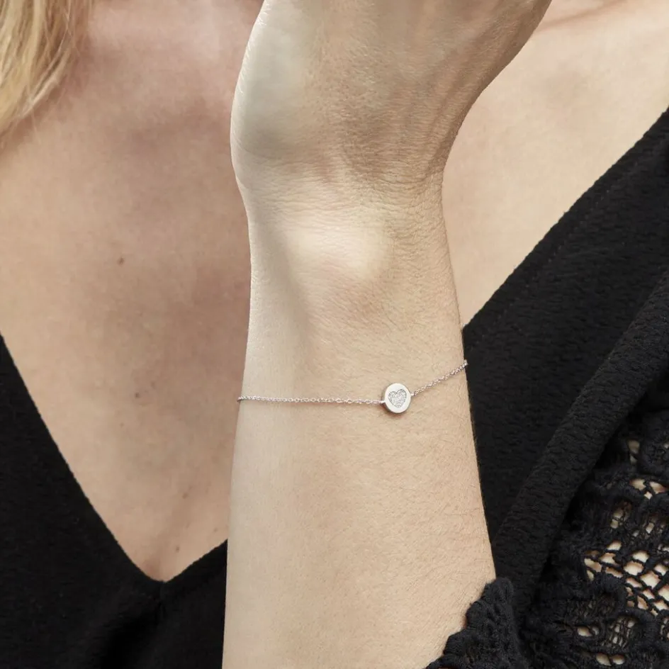 Clearance Histoire d'Or Bracelet Argent Chaker Oxydes De Zirconium