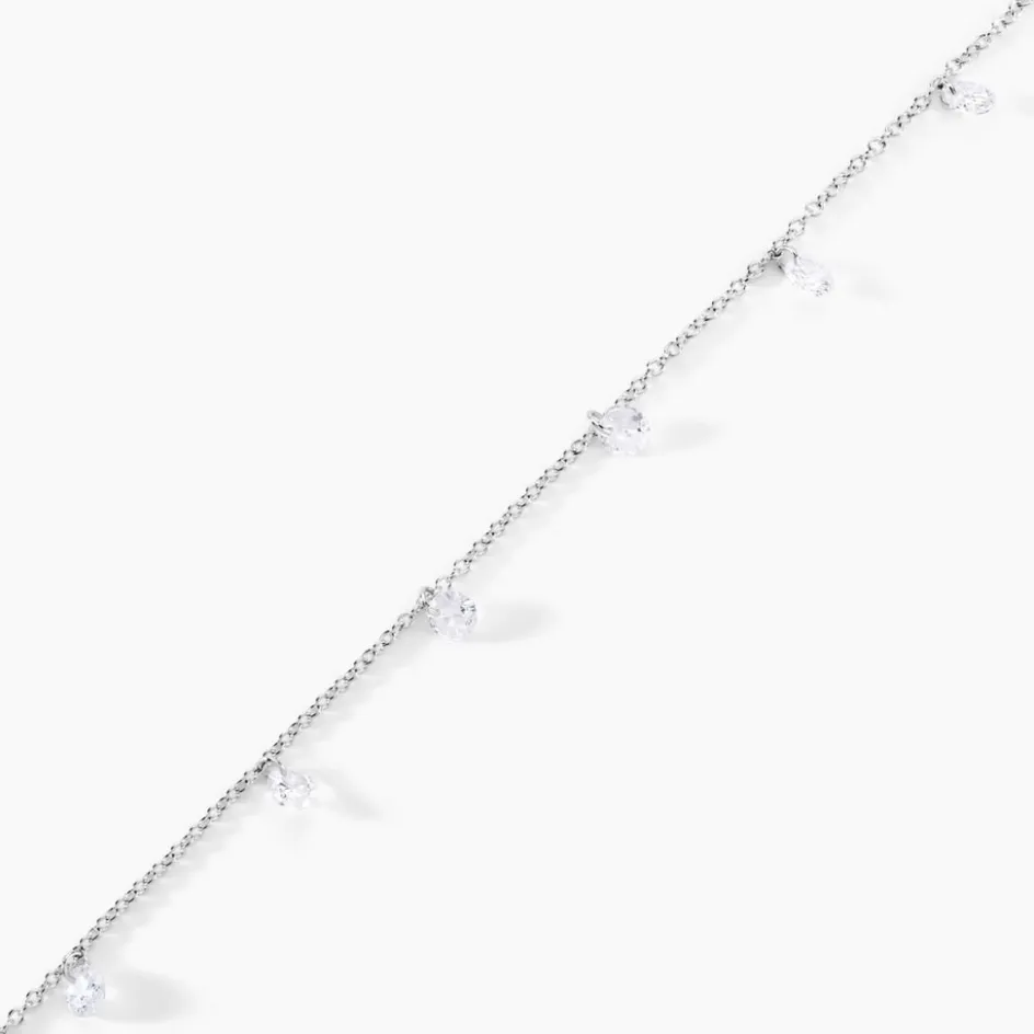 Discount Histoire d'Or Bracelet Argent Collie Argent Blanc Oxyde