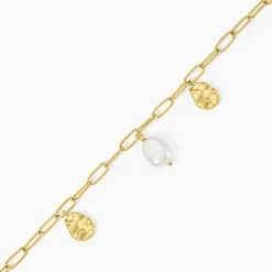 Histoire d'Or Bracelet Argent Dore Keshi Maille Cheval* Bracelets|Bracelets Fantaisie