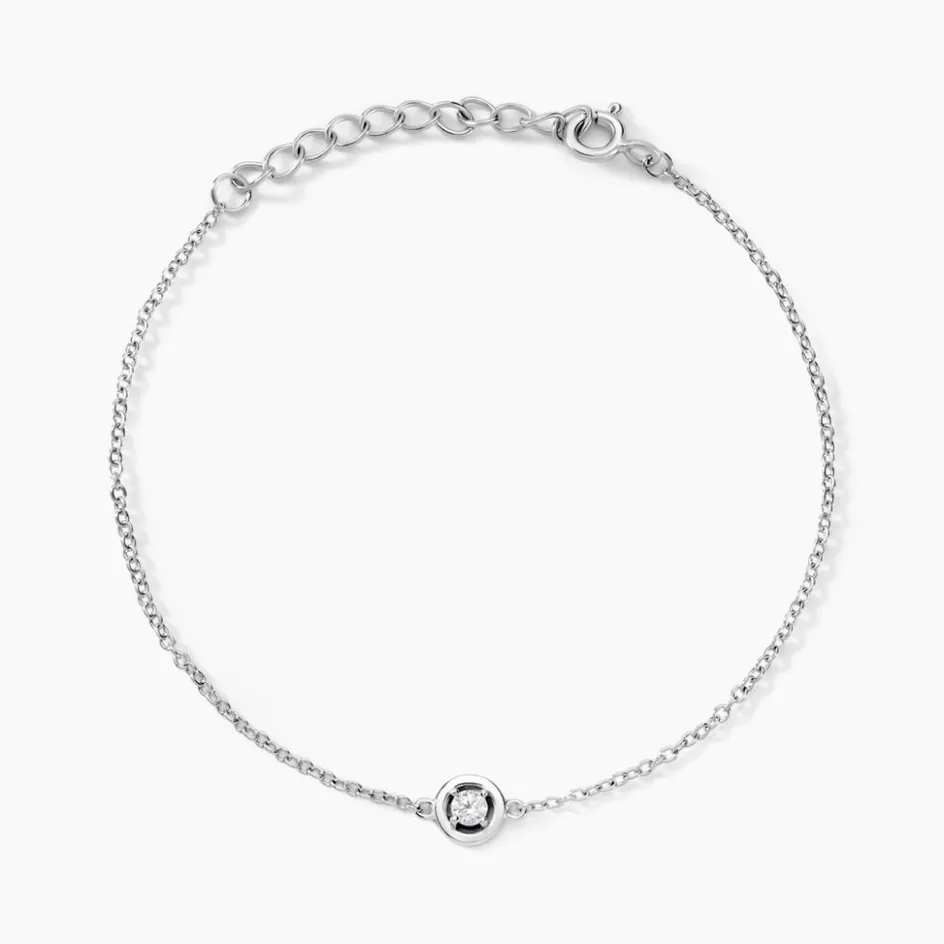 Sale Histoire d'Or Bracelet Argent Laureto Oxydes De Zirconium