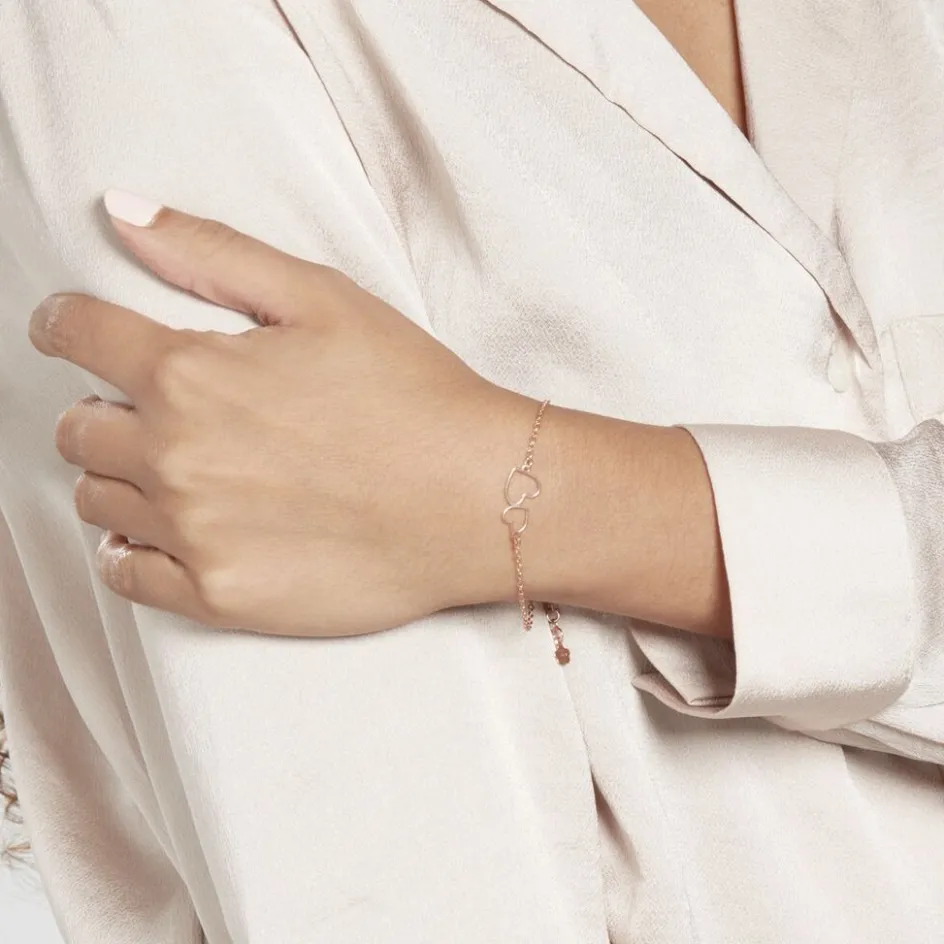 Outlet Histoire d'Or Bracelet Estina argent rose