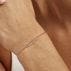 Best Histoire d'Or Bracelet Aryles De Zirconium argent rose oxyde