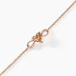 Hot Histoire d'Or Bracelet Atieno Argent Rose Oxyde De Zirconium argent rose oxyde champagne