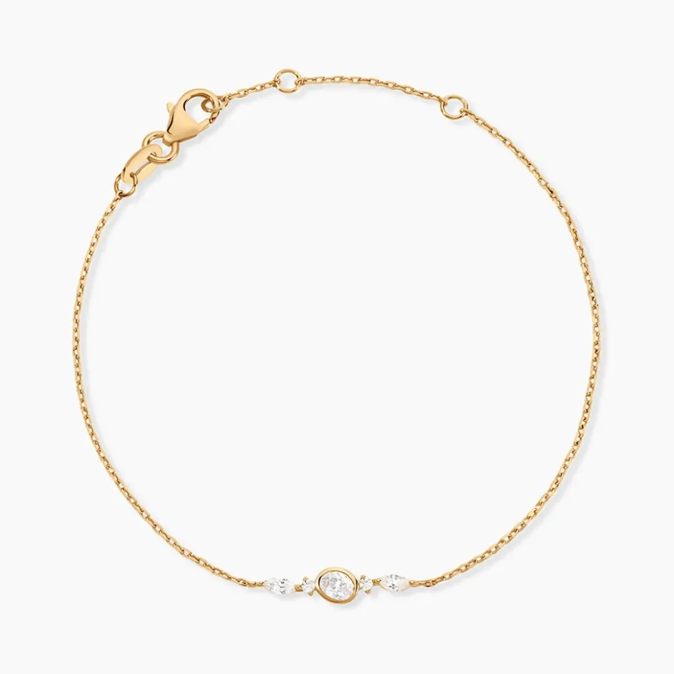 Histoire d'Or Bracelet Aurena Plaqué Or Jaune Oxyde De Zirconium* Bracelets|Bracelets Fantaisie