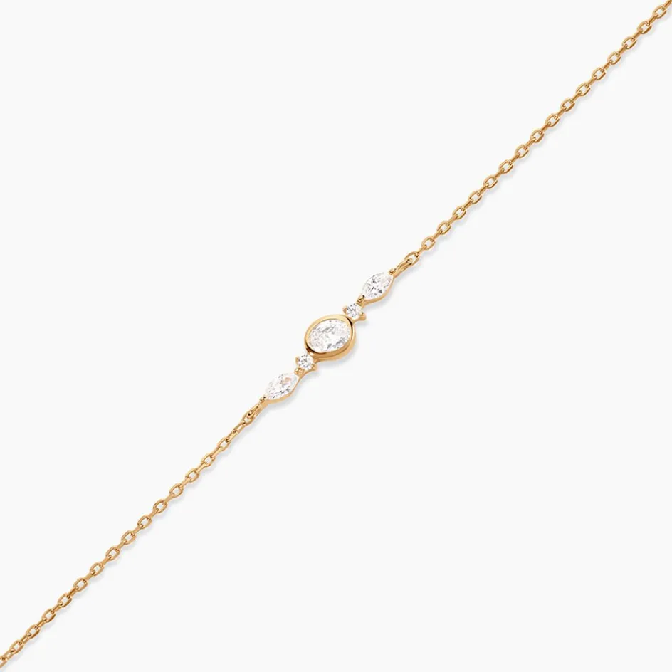 Histoire d'Or Bracelet Aurena Plaqué Or Jaune Oxyde De Zirconium* Bracelets|Bracelets Fantaisie