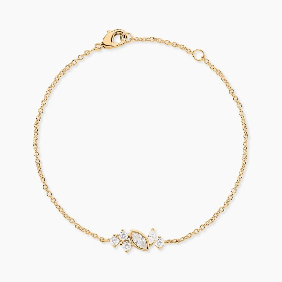 Histoire d'Or Bracelet Aurena Plaque Or Jaune Oxyde De Zirconium* Bracelets|Bracelets Fantaisie