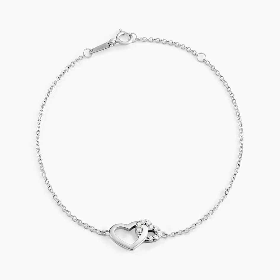 Histoire d'Or Bracelet Azylis Argent Blanc Oxyde De Zirconium