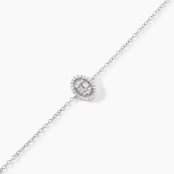 Histoire d'Or Bracelet Baroque Party Argent Blanc Oxyde De Zirconium