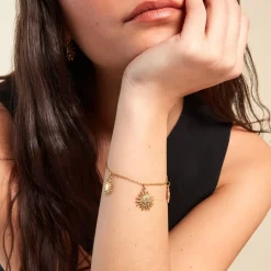 Outlet Histoire d'Or Bracelet Bastia Acier Jaune