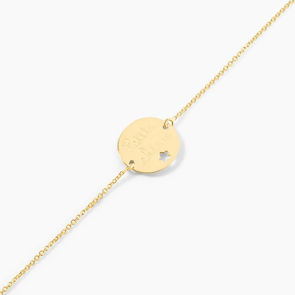 Histoire d'Or Bracelet Benedicte Message Or Jaune* Bijoux Personnalisés|Bracelets
