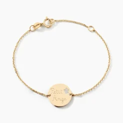 Discount Histoire d'Or Bracelet Benedicte Message Or Jaune
