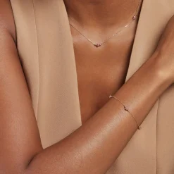 Sale Histoire d'Or Bracelet Billy Or Jaune Tourmaline or jaune tourmaline rose