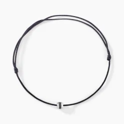 Histoire d'Or Bracelet Black Diamond Or Blanc Diamant Noirs* Bracelets|Bracelets Cordon