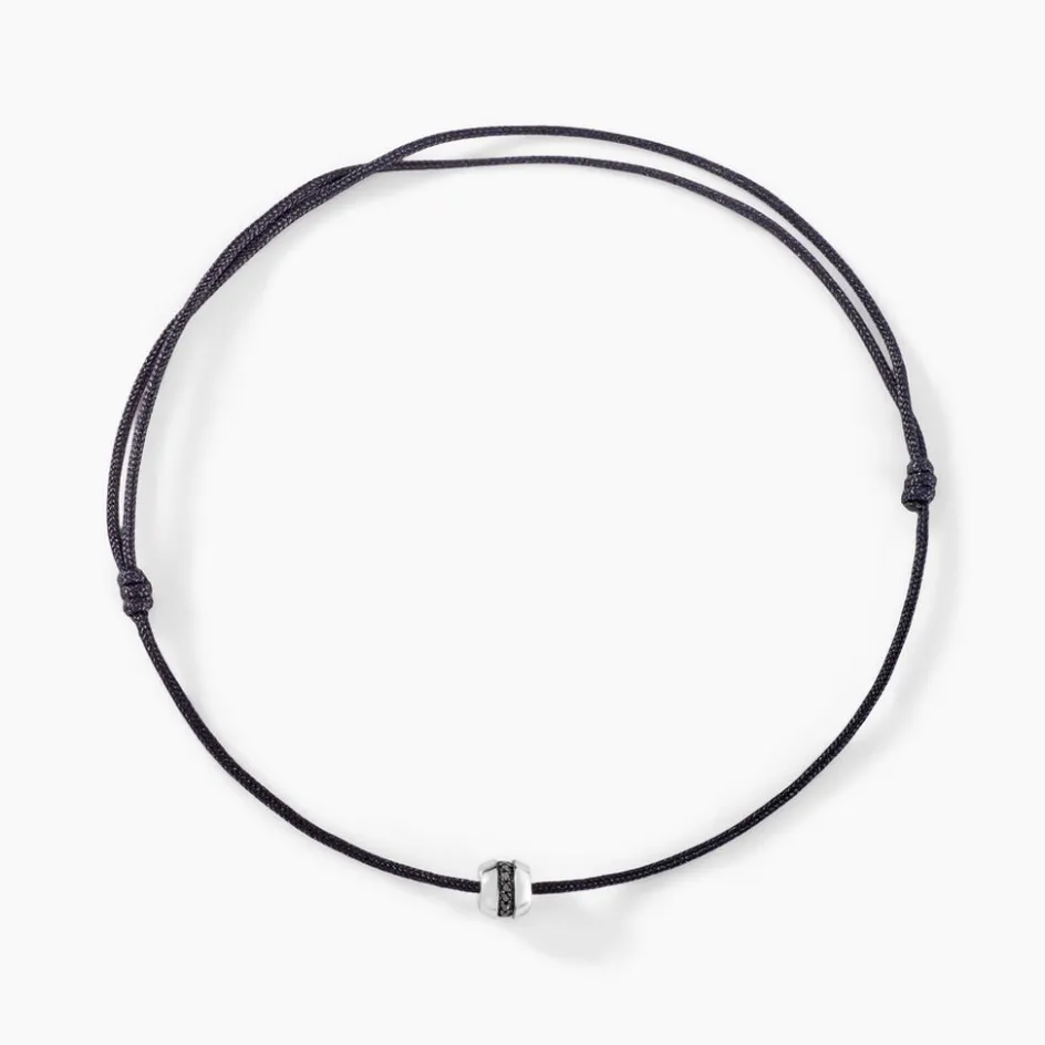 Histoire d'Or Bracelet Black Diamond Or Blanc Diamant Noirs* Bracelets|Bracelets Cordon