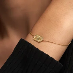 Sale Histoire d'Or Bracelet Bonne Aventure Or Jaune